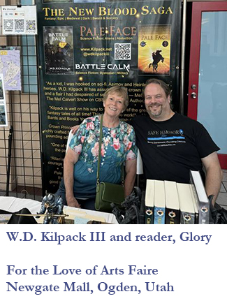 W.D. Kilpack III with reader, Glory