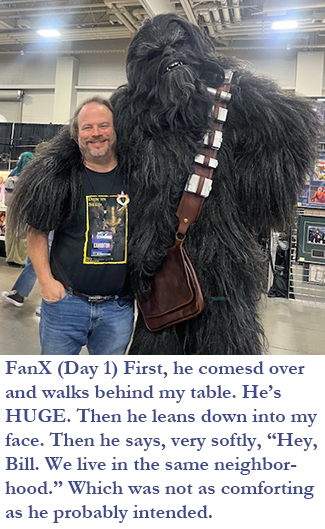 With my Wookiee neighbot