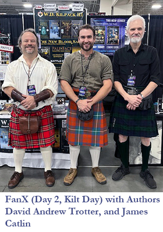 Kilt Day with Authors David Andrew Trotter and James Catlin