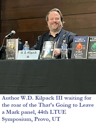 Author W.D. Kilpack III not letting them see him sweat
